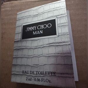 Jimmy Choo Man Sample Card - Silver and Black